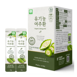 청정 국내산 유기농 여주환 스틱 2G x 100개