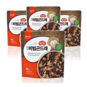 맛있게 뚝딱 비빔곤드레 80g 고소한맛, 매콤한맛