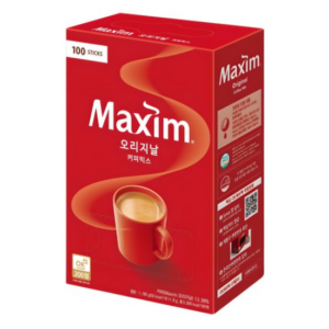 맥심 빨강 오리지날 커피믹스 100개입